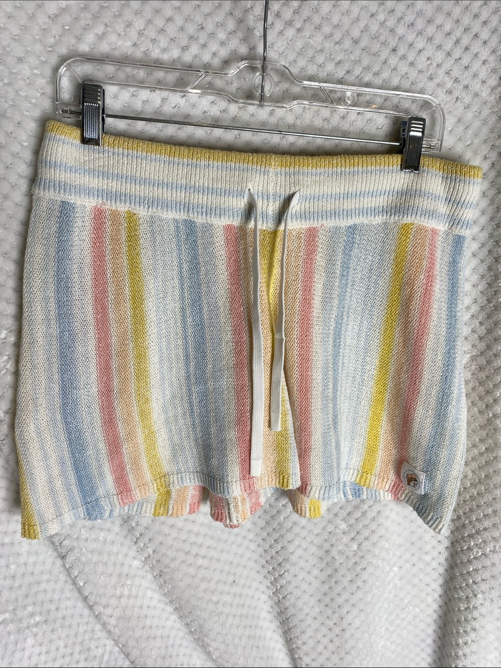 Buc-eeโs Pastel Stripe Comfortable Knit Shorts